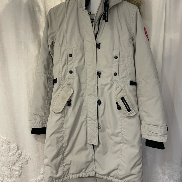 Authentic Canada Goose Kensington  Parka, colour: off white  
Size: XSmall - Picture 2 of 16